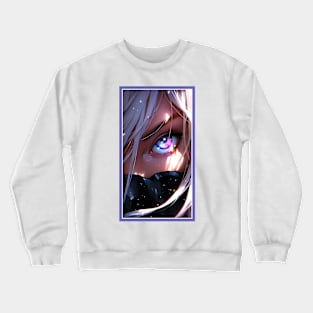 Anime Girl Eye | Quality Anime Artwork | Anime Aesthetic | Manga Anime Art Crewneck Sweatshirt